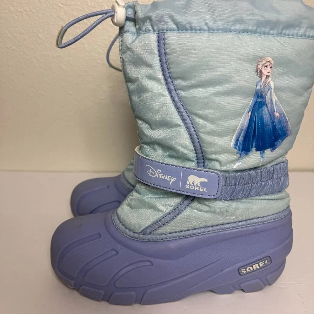 SOREL Disney’s Frozen Blue Snow Boots Size 3